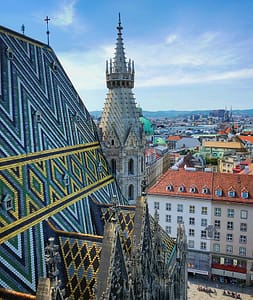 St. Stephan's Cathedral view on Vienna